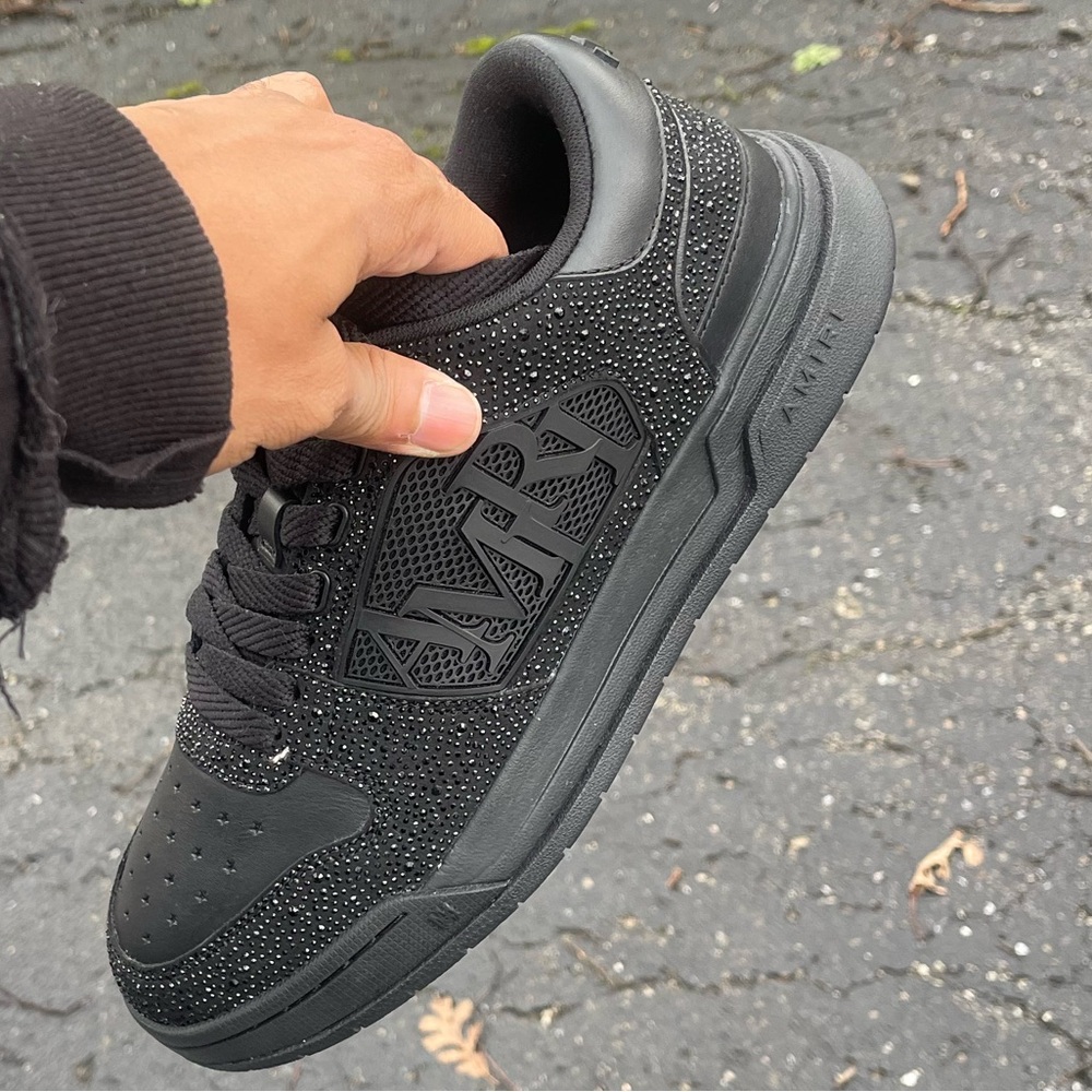 Black Amiri Sneakere